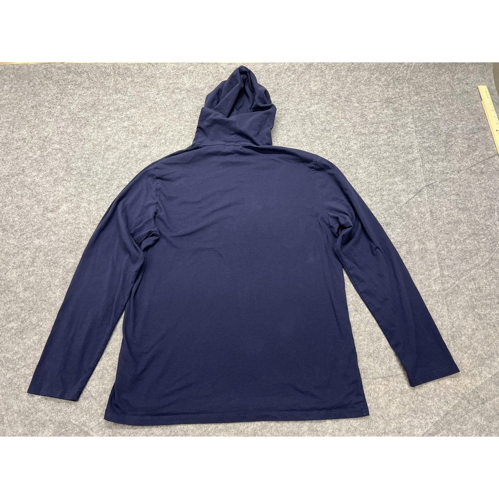 Polo Ralph Lauren Hoodie Shirt Mens XL Navy Blue Polo Bear Long Sleeve Pullover - Picture 6 of 7